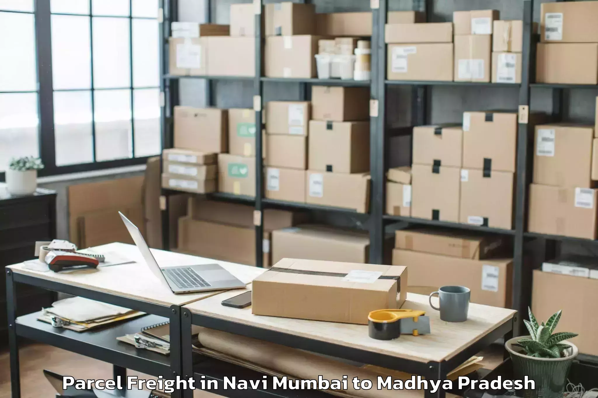 Book Navi Mumbai to Bhopal Parcel Freight